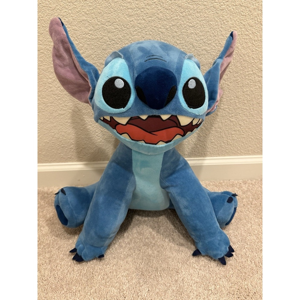 Disney GEMMY Lilo & Stitch Porch Greeter Sit Up Plush 18" Excellent Condition!